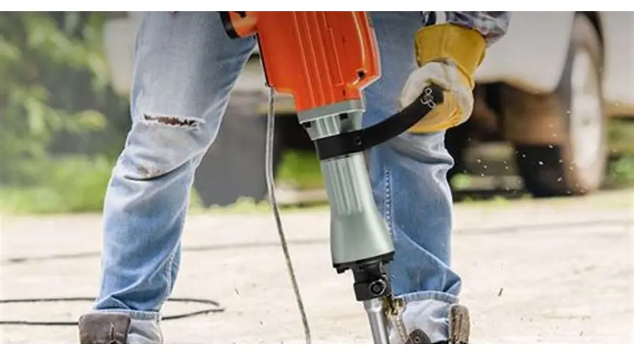 portable jackhammer demolition concrete