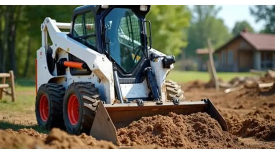 compact skid steer loader small construction machine