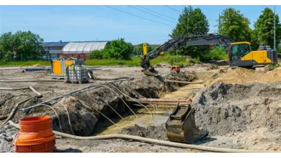 construction site rainwater drainage dewatering service